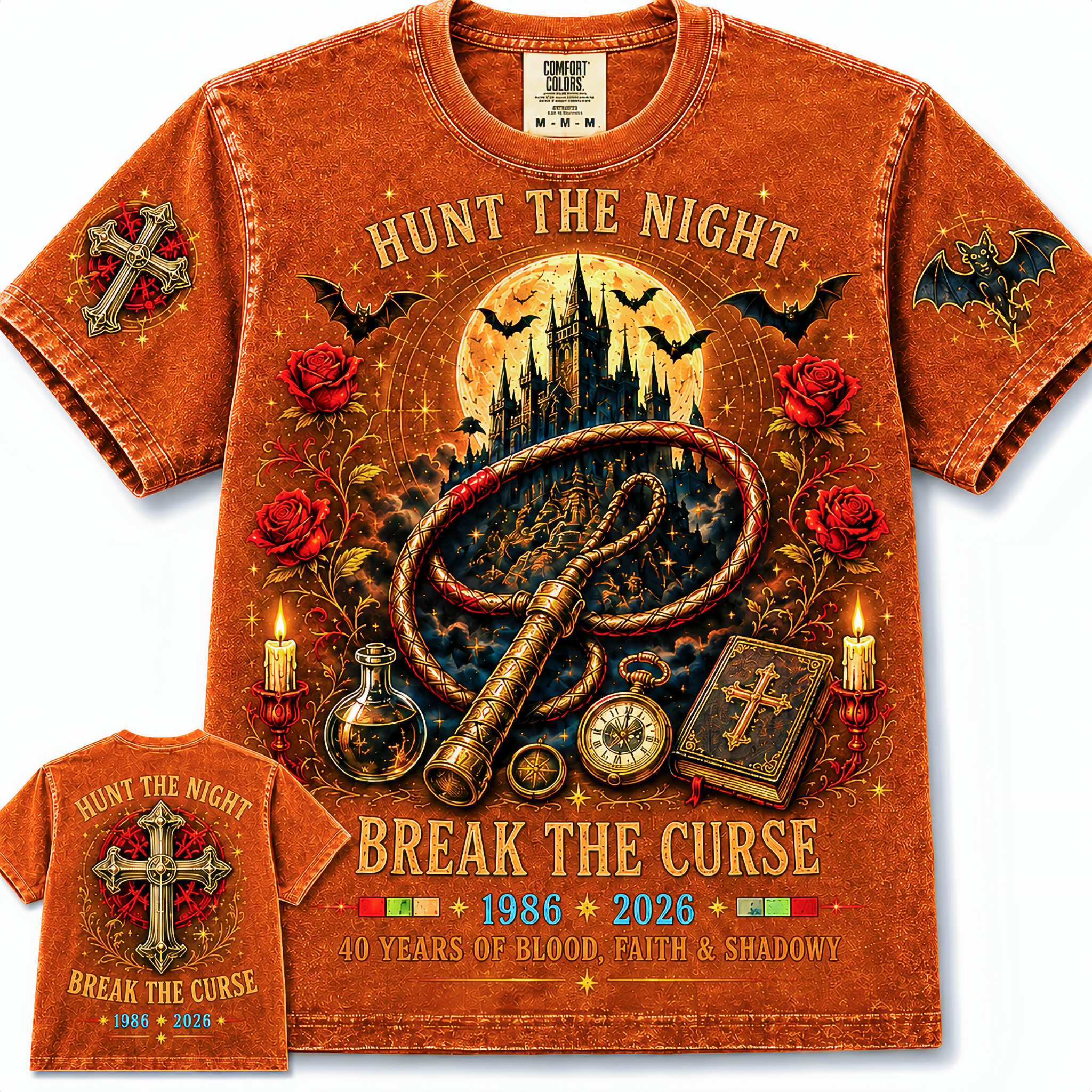 Hunt The Night Break The Curse 40 Years T-Shirt