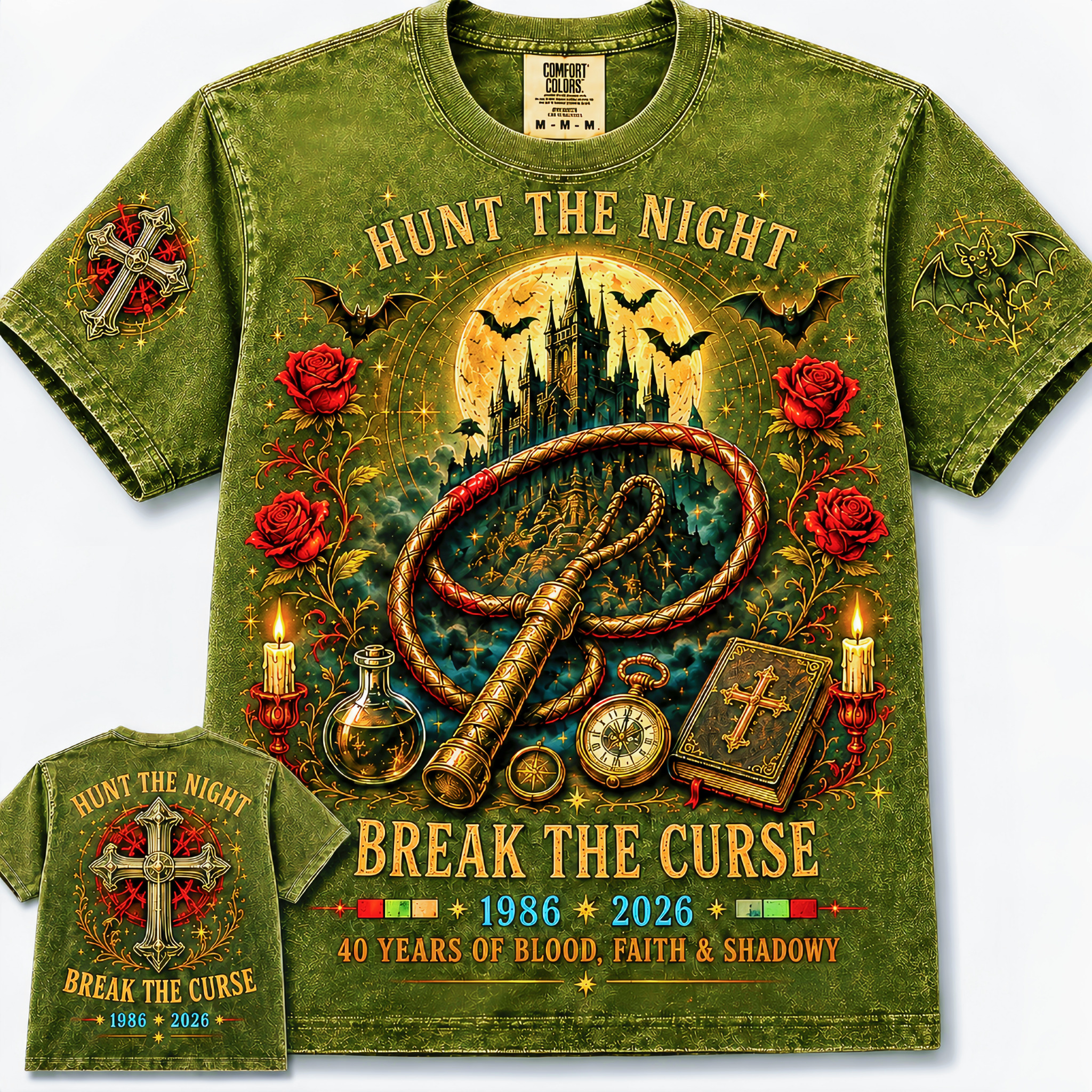 Hunt The Night Break The Curse 40 Years T-Shirt