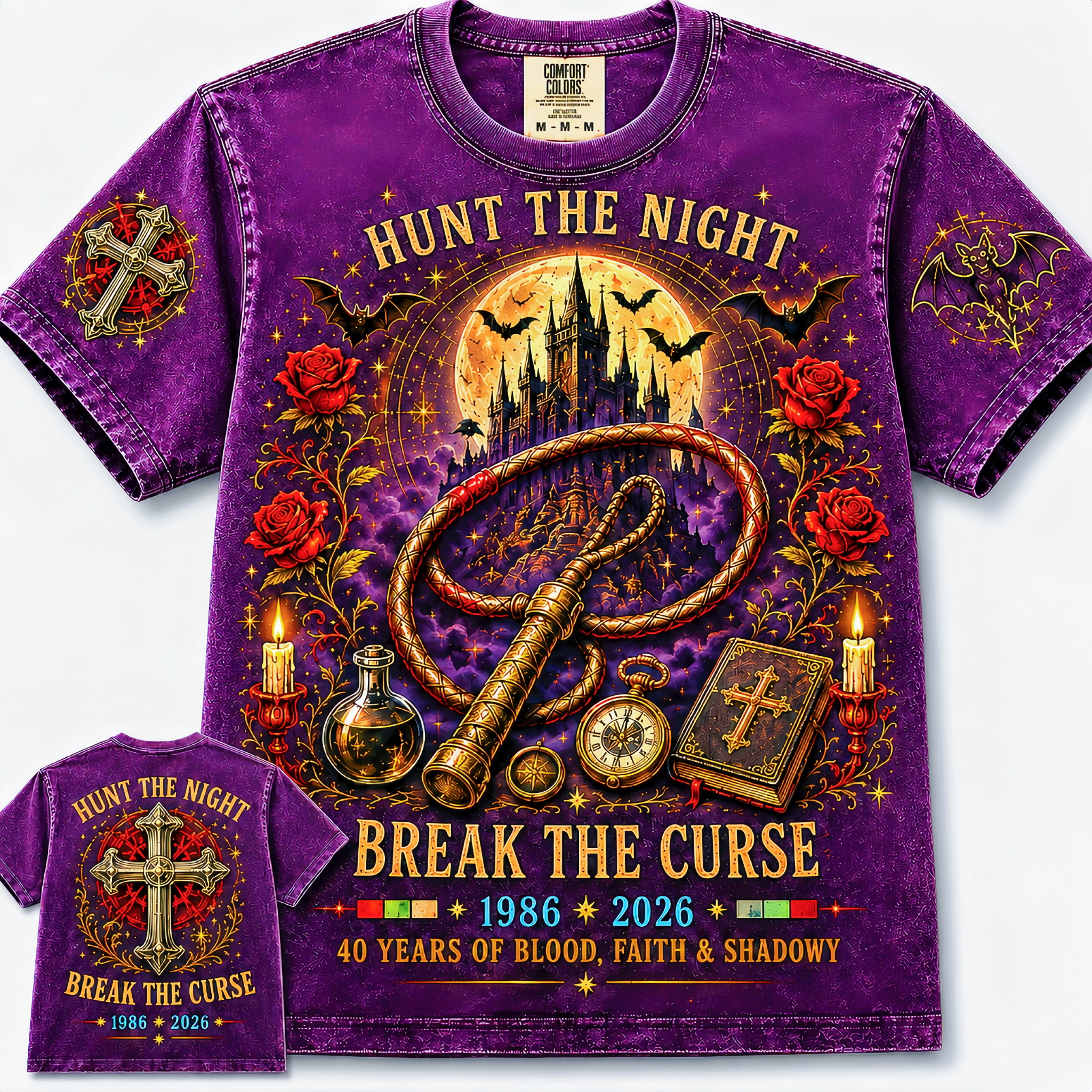 Hunt The Night Break The Curse 40 Years T-Shirt