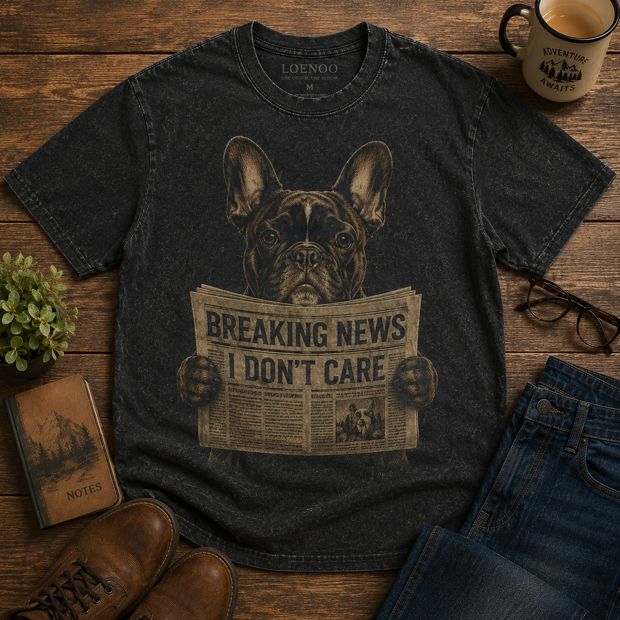 Fur, Friends & Good Times Collection-Vintage Dog Tee