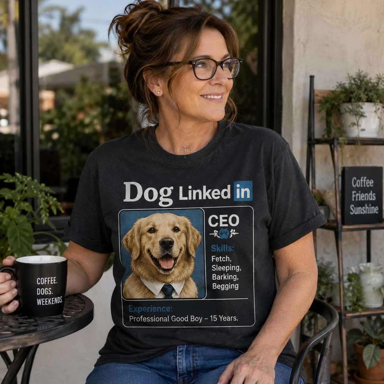 Funny Office Dog Vintage Tee🐾