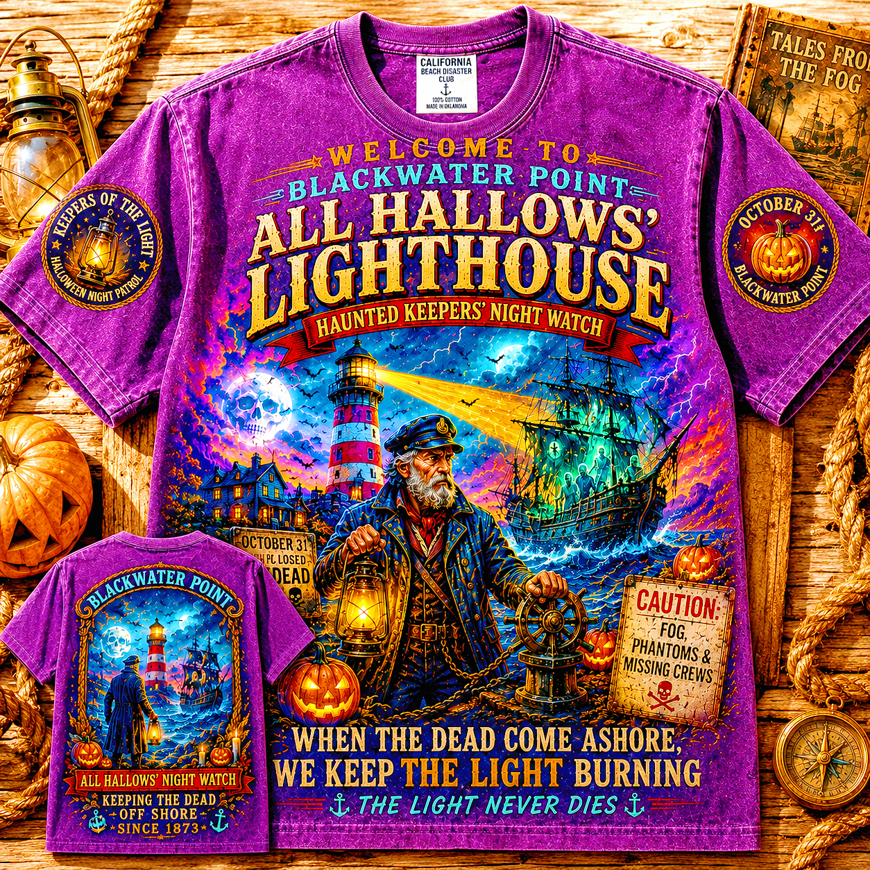 Blackwater Point Haunted Lighthouse T-Shirt