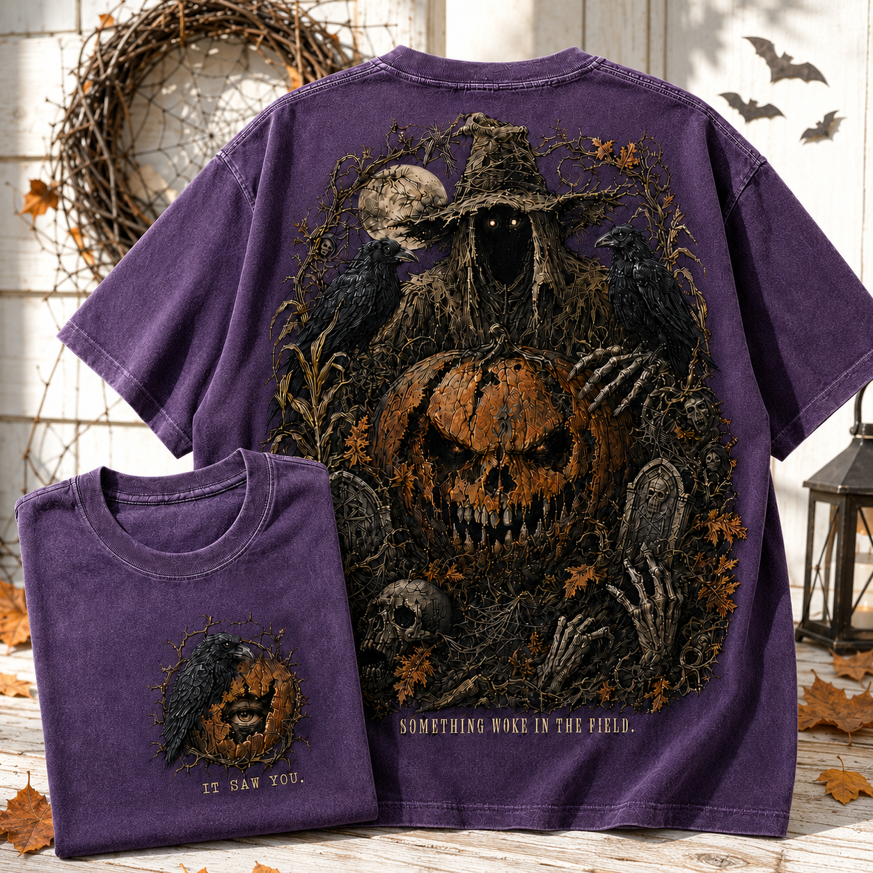 Something Woke in the Field Tee 🎃🌾🐦‍⬛