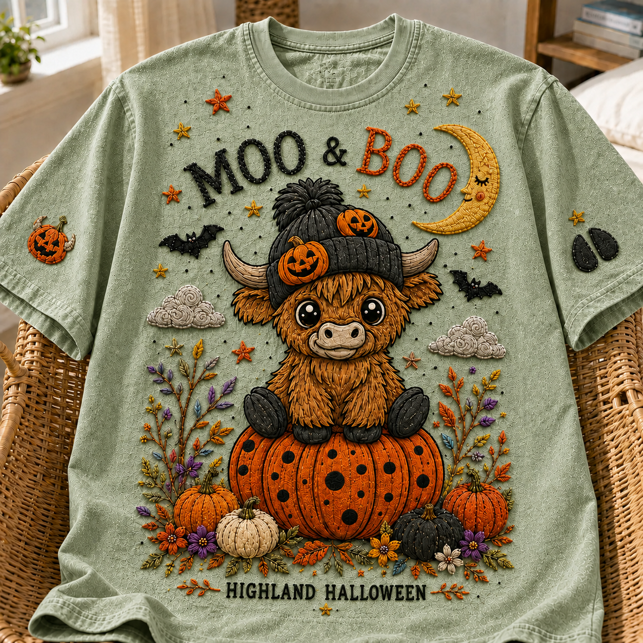 Moo & Boo Halloween Tee