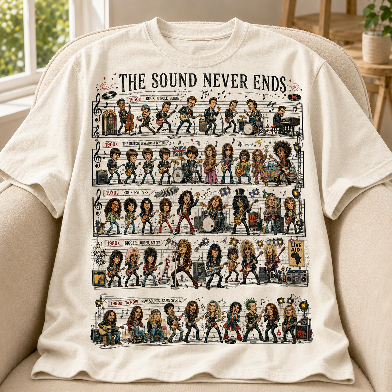 The Sound Never Ends Tee