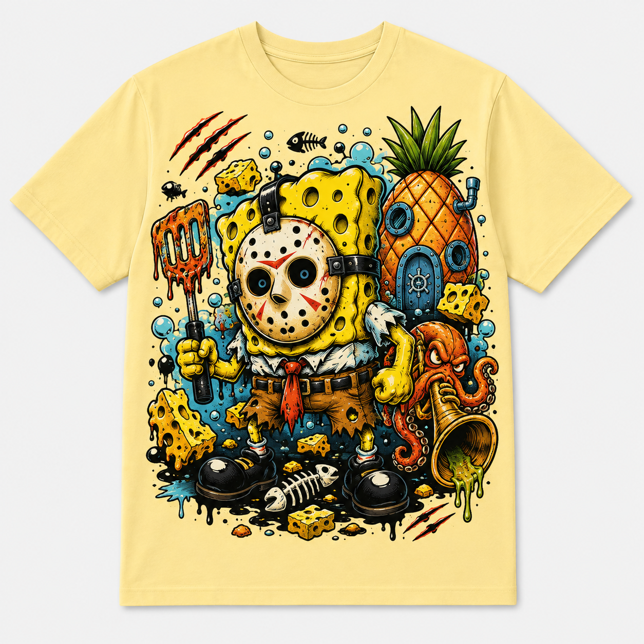 Masked Undersea Mayhem Tee