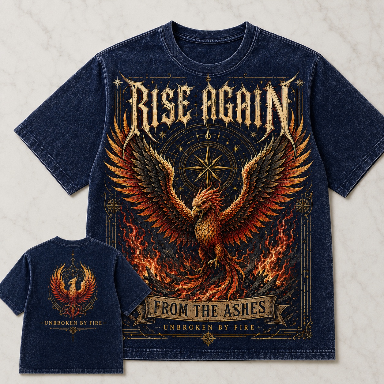 Rise Again Phoenix Rebirth Tee