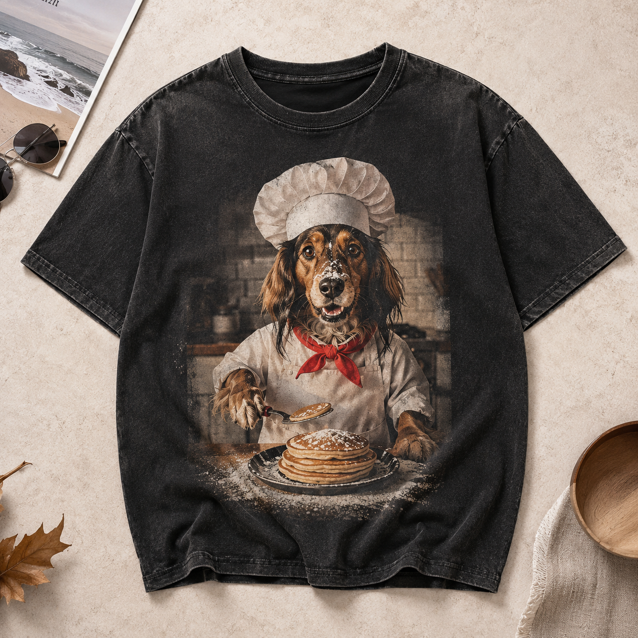 Pancake Chef Pup Tee