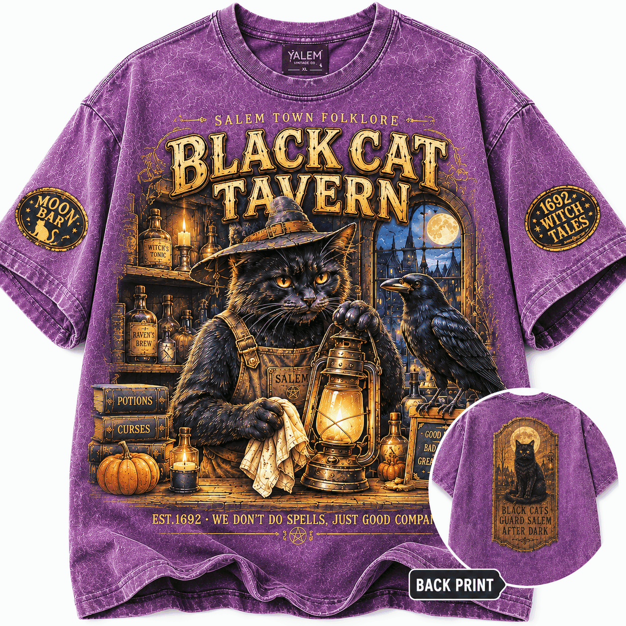 Salem Black Cat Tavern T-Shirt