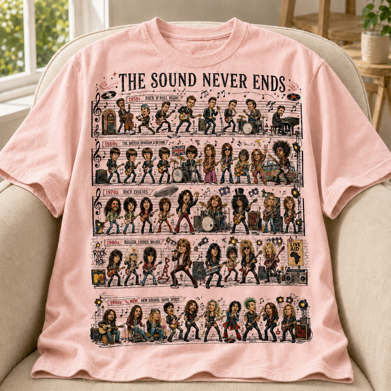 The Sound Never Ends Tee