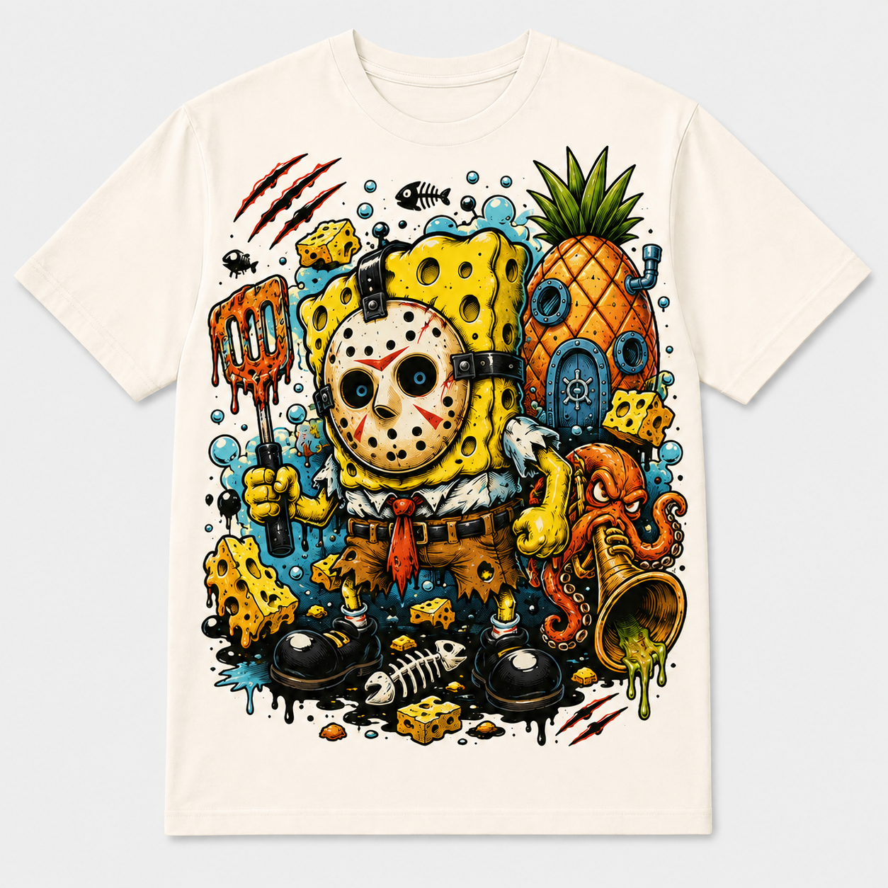 Masked Undersea Mayhem Tee