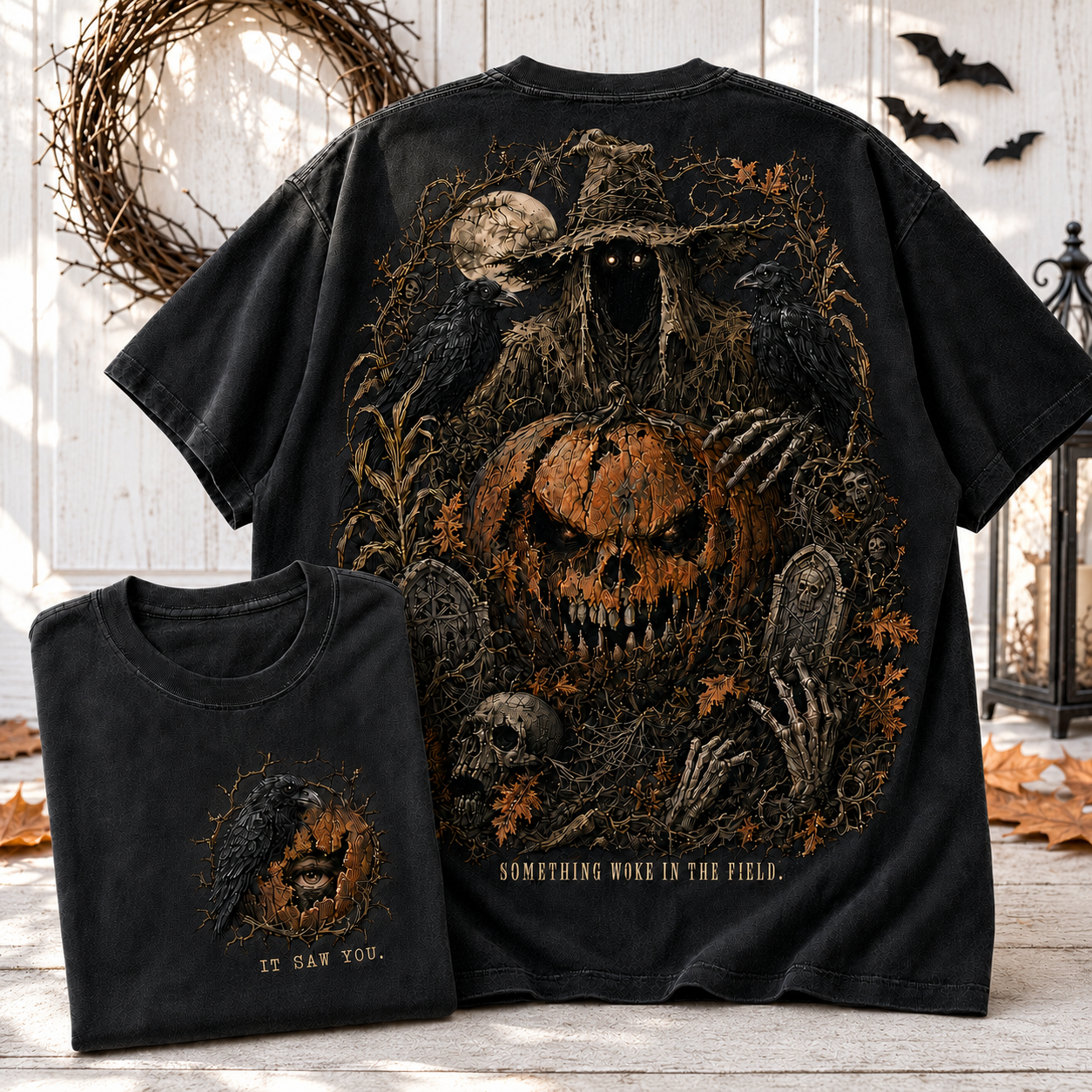 Something Woke in the Field Tee 🎃🌾🐦‍⬛