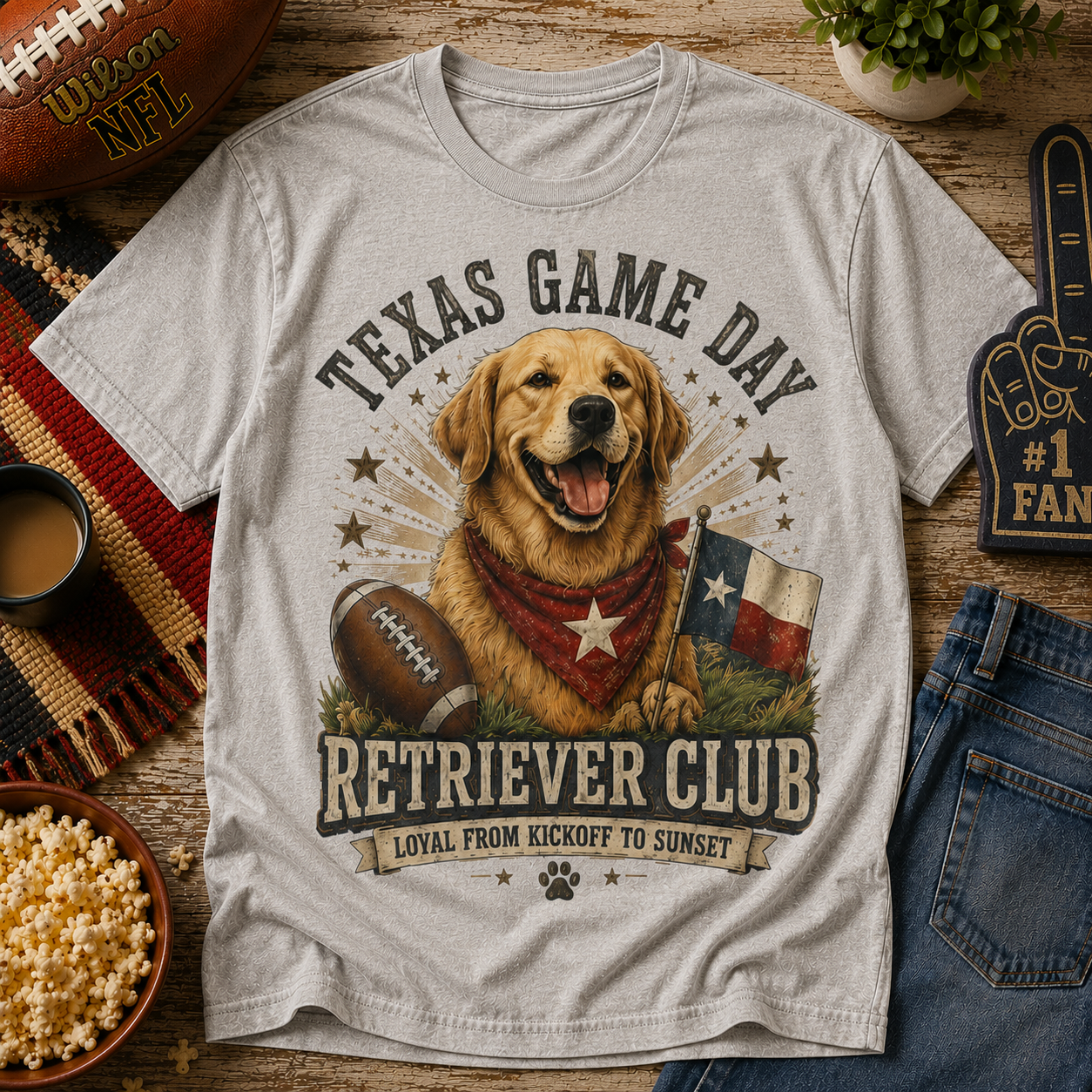 Texas Game Day Retriever Club Tee