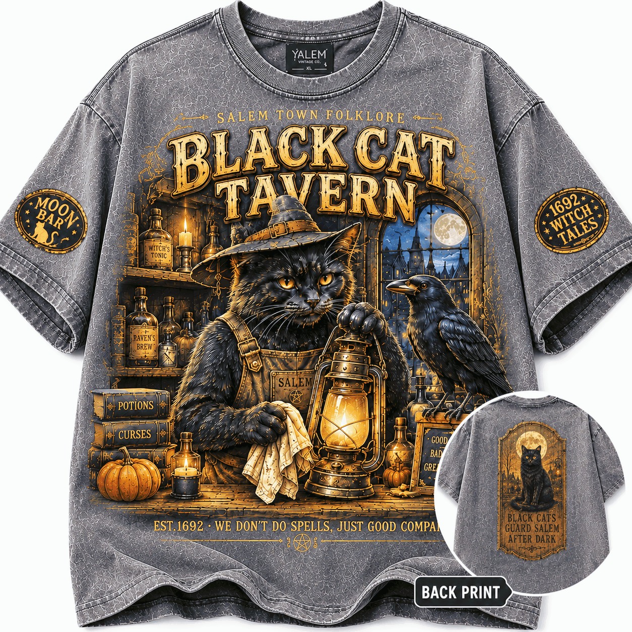 Salem Black Cat Tavern T-Shirt