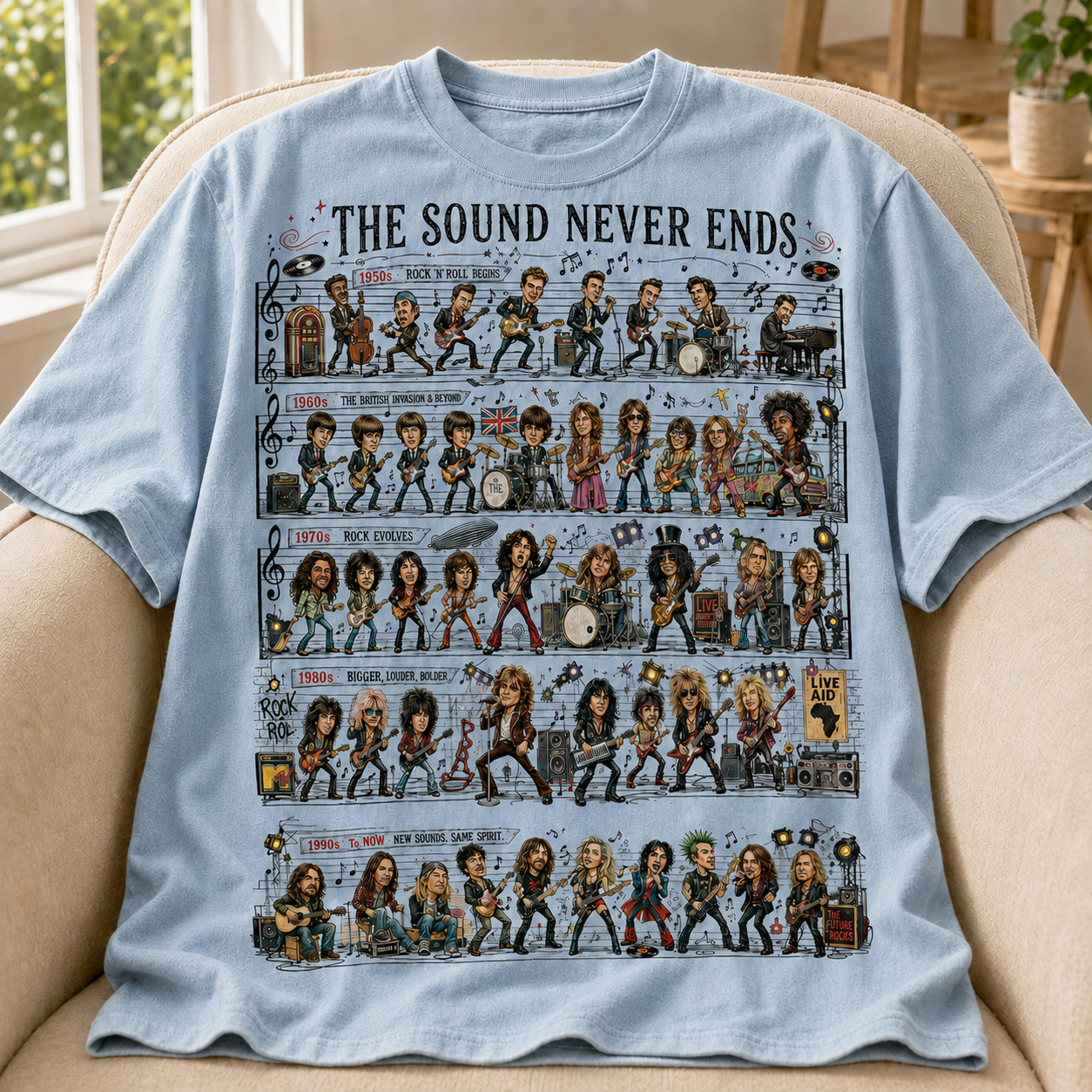 The Sound Never Ends Tee