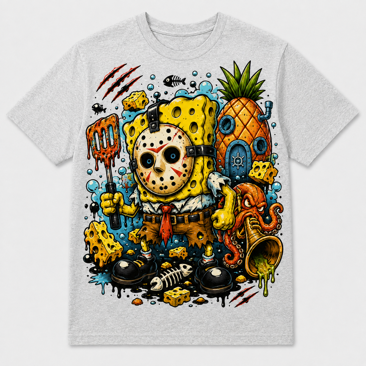 Masked Undersea Mayhem Tee