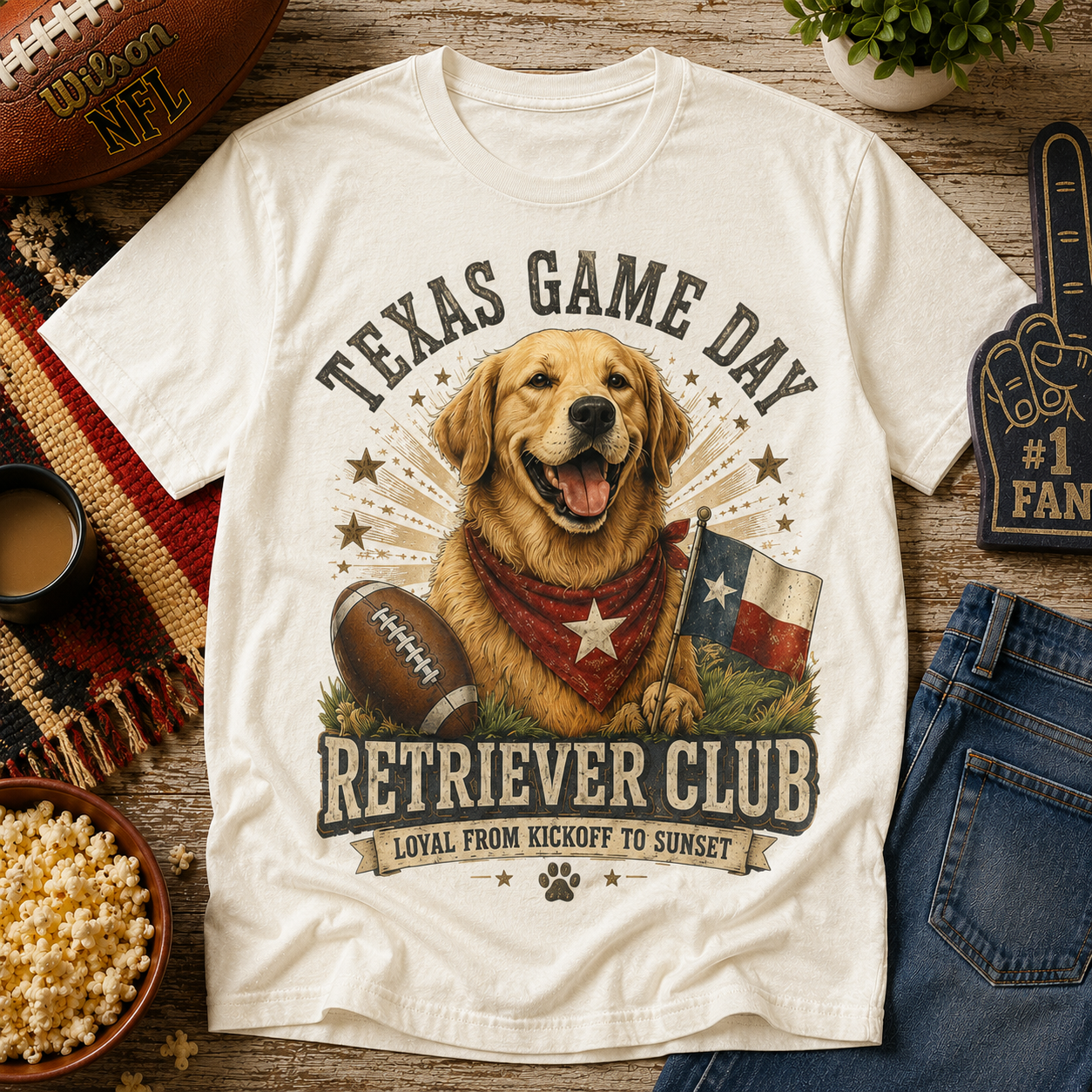 Texas Game Day Retriever Club Tee