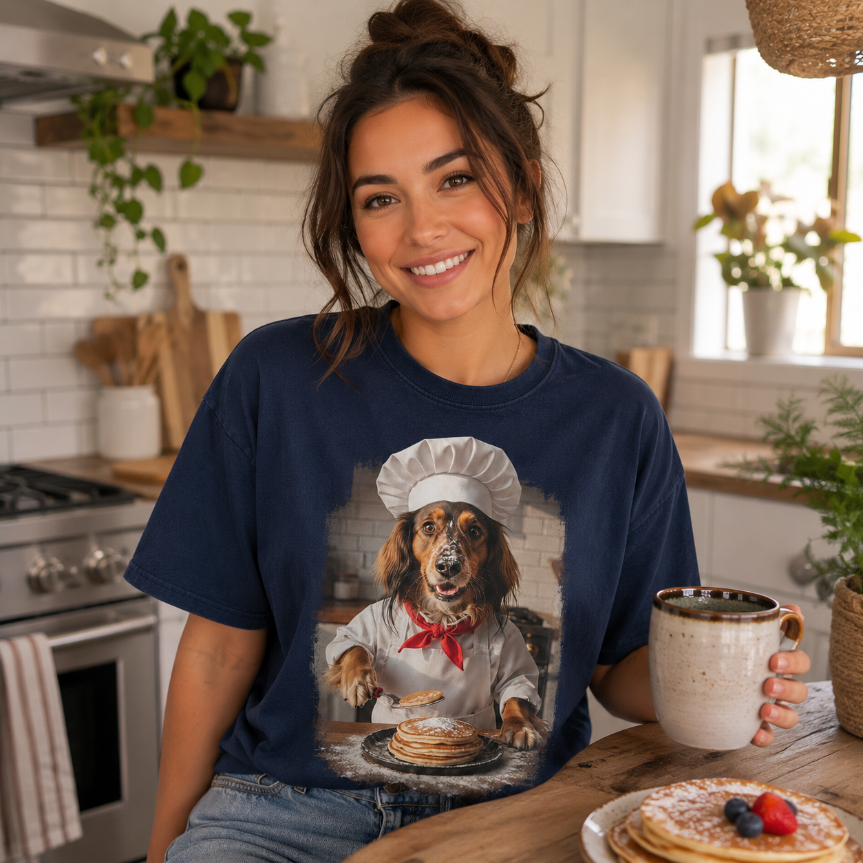 Pancake Chef Pup Tee