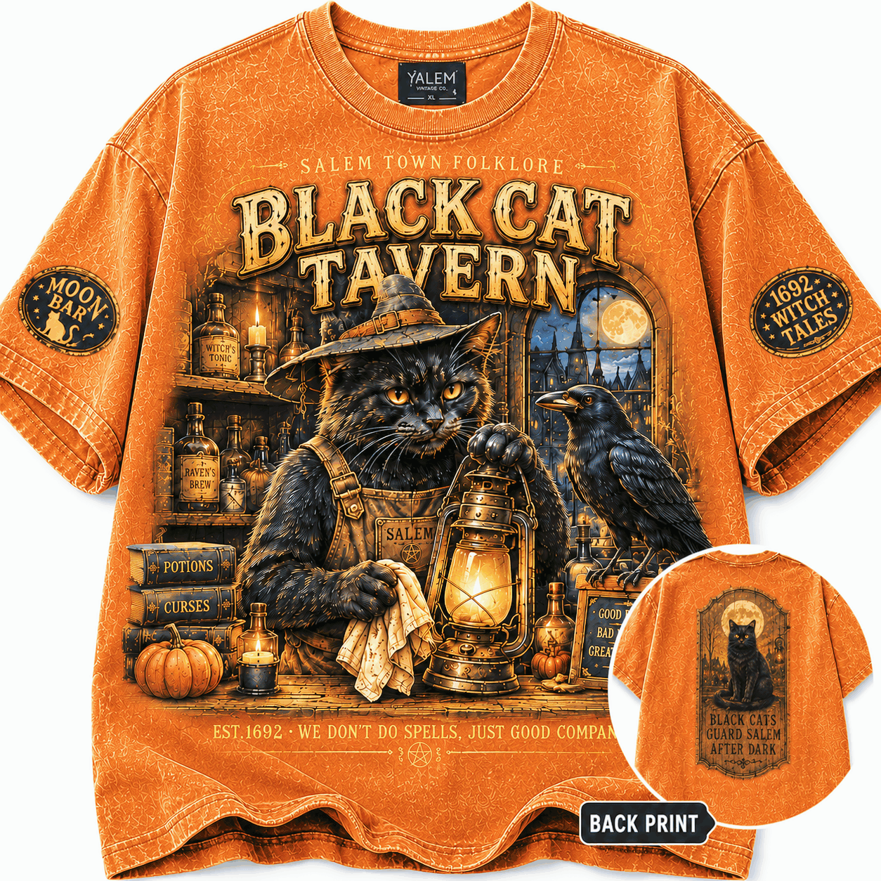 Salem Black Cat Tavern T-Shirt