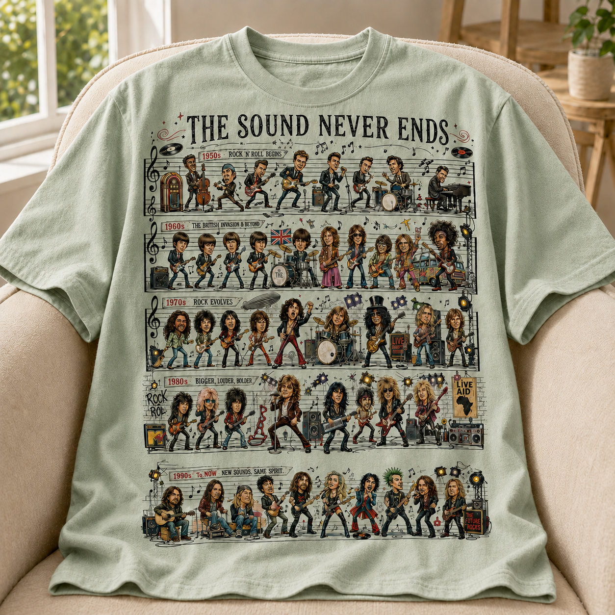 The Sound Never Ends Tee