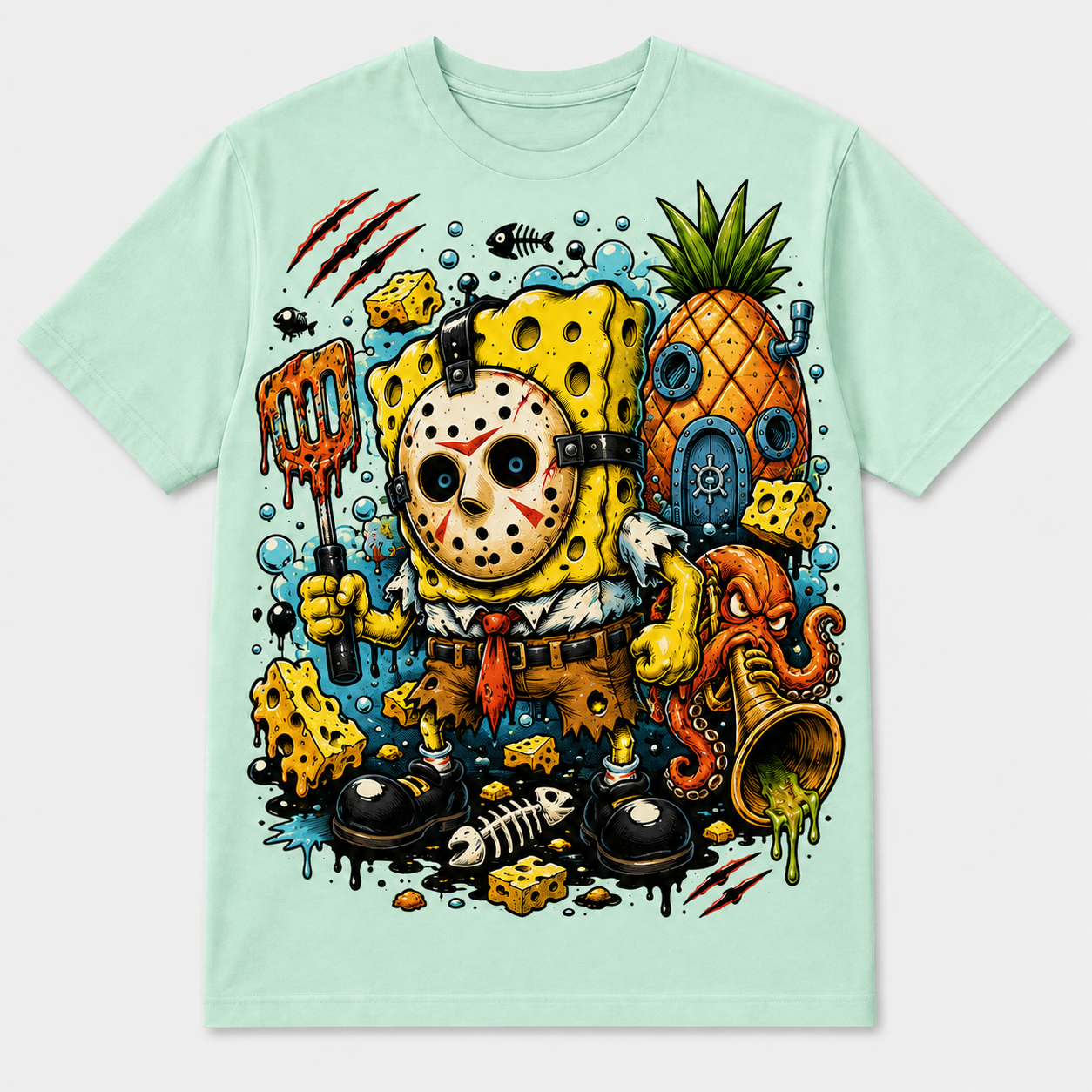 Masked Undersea Mayhem Tee