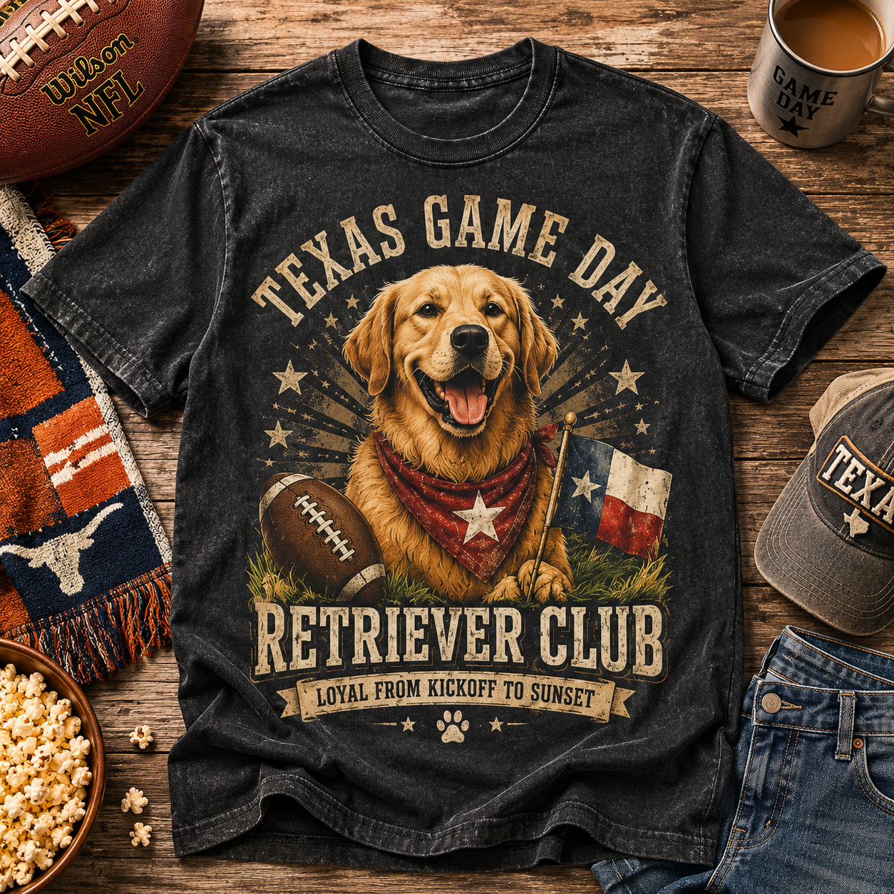 Texas Game Day Retriever Club Tee