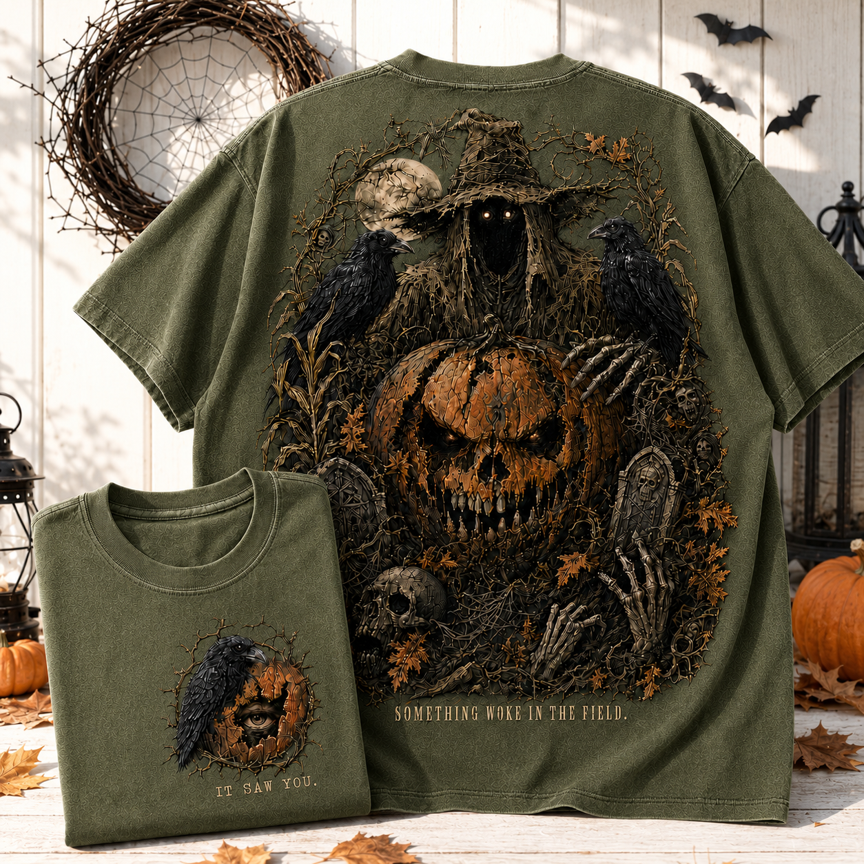 Something Woke in the Field Tee 🎃🌾🐦‍⬛