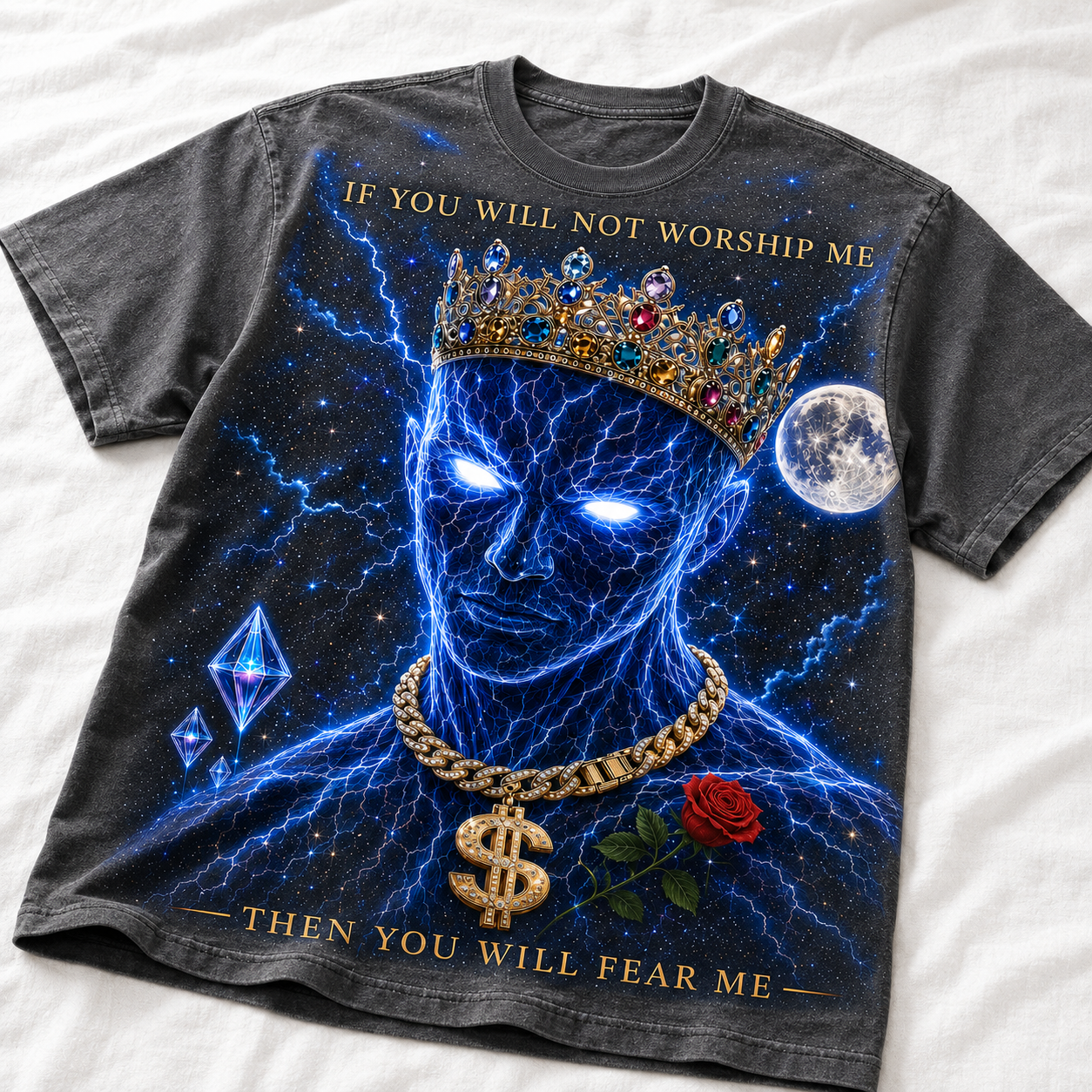 Electric King Tee ⚡👑🌌