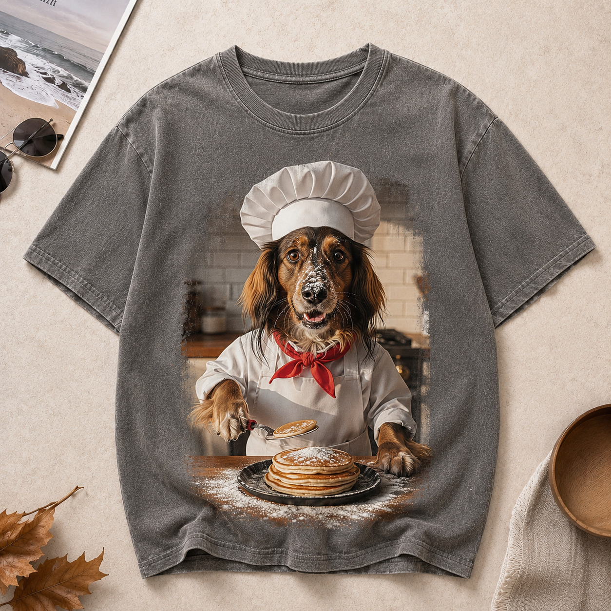 Pancake Chef Pup Tee