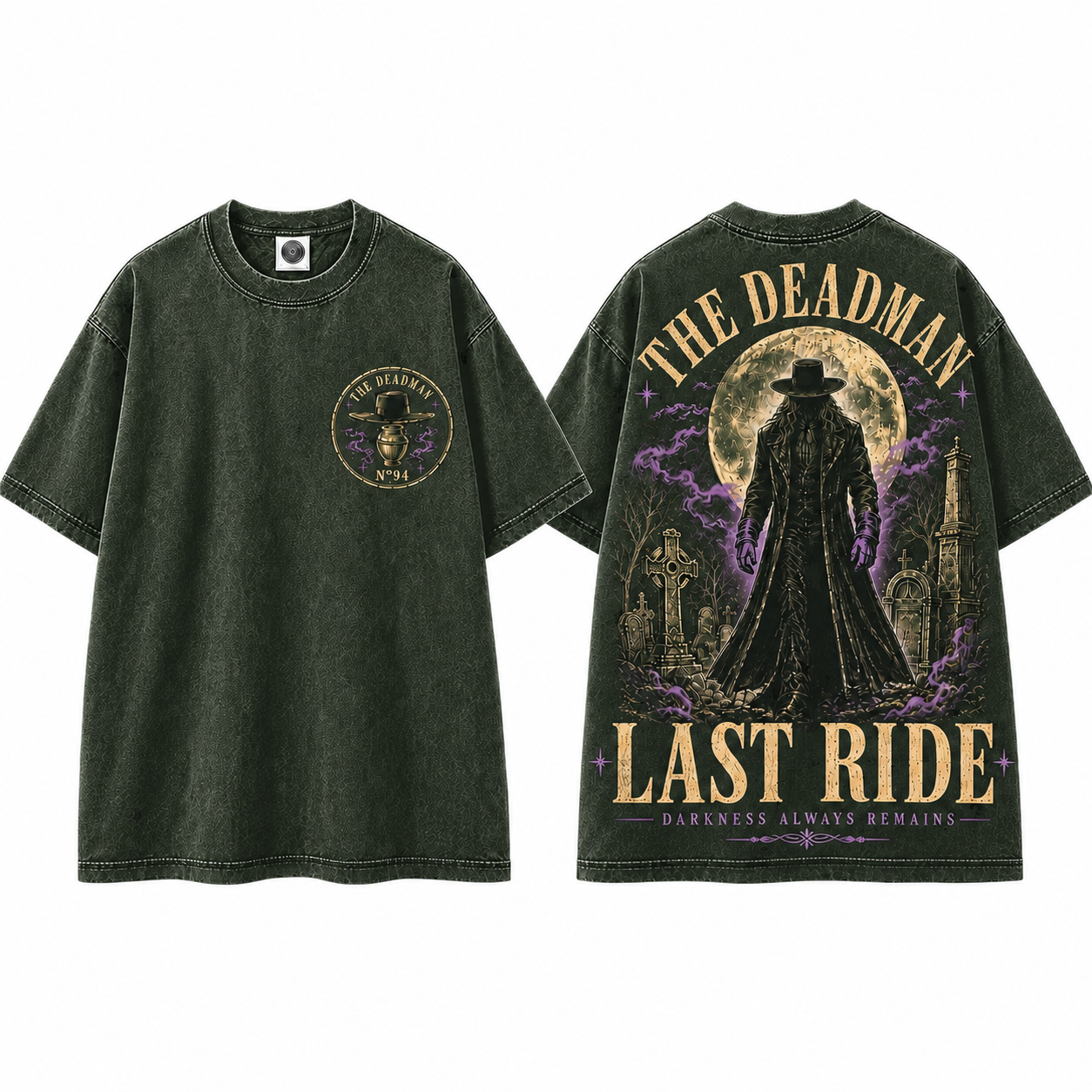 "The Deadman Last Ride" Vintage Wrestling Graphic Tee