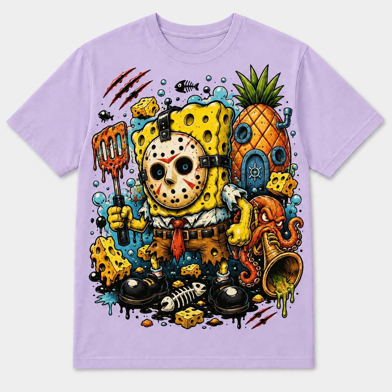 Masked Undersea Mayhem Tee
