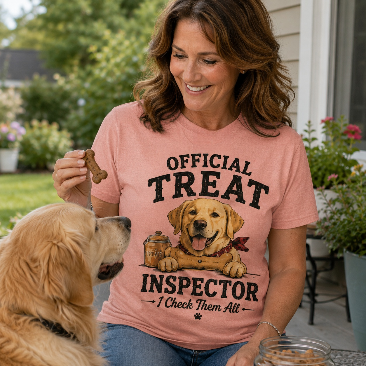 I Check Them All Dog T-Shirt🦴🐶
