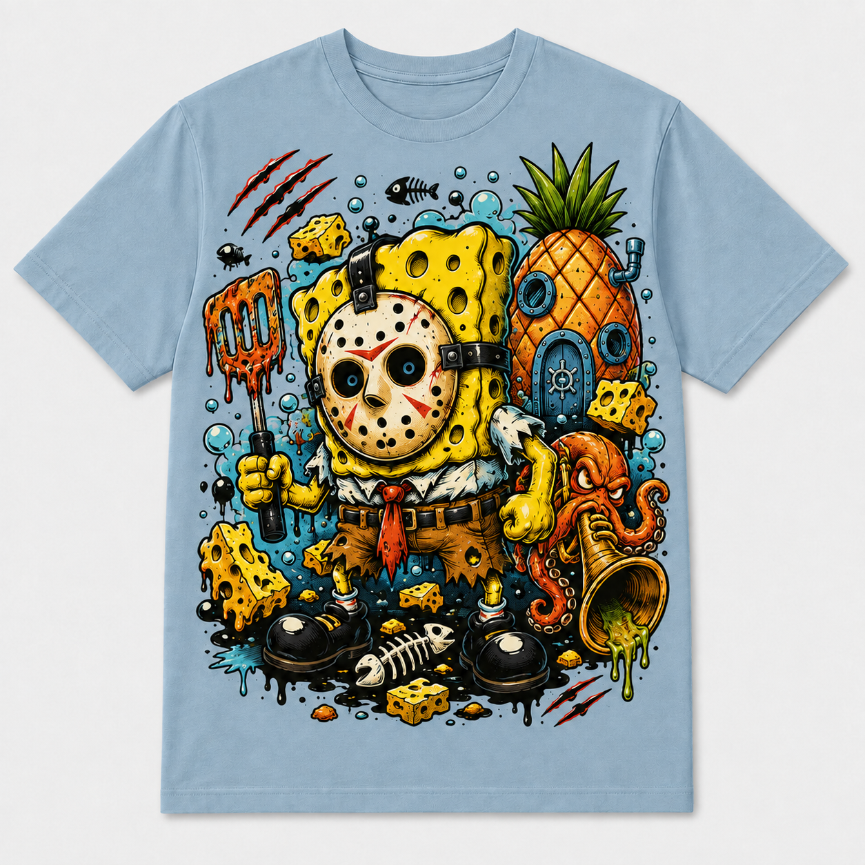 Masked Undersea Mayhem Tee