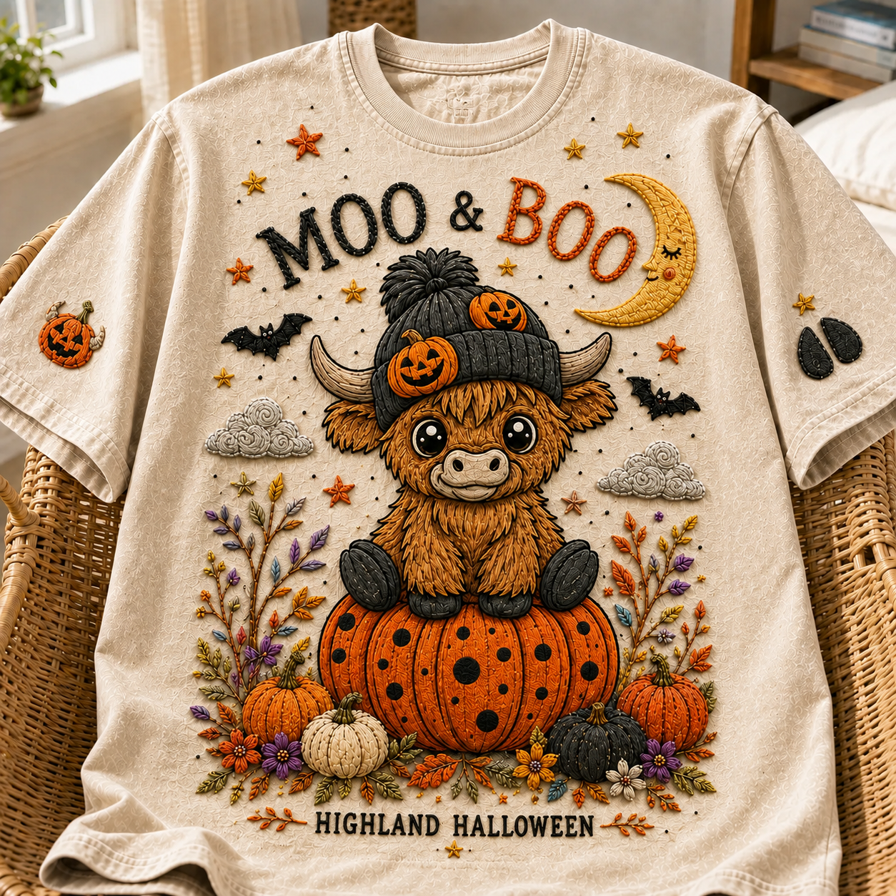 Moo & Boo Halloween Tee