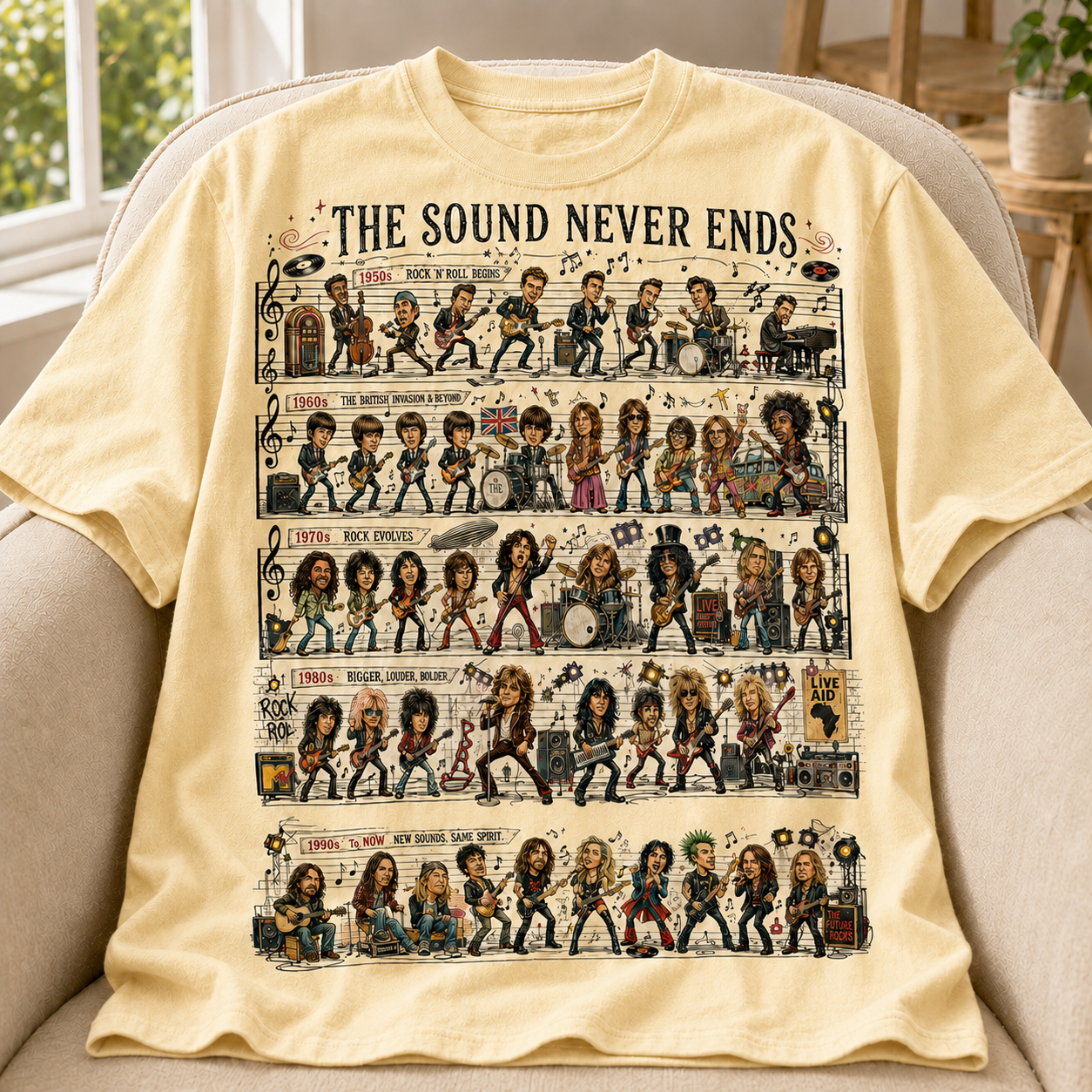 The Sound Never Ends Tee