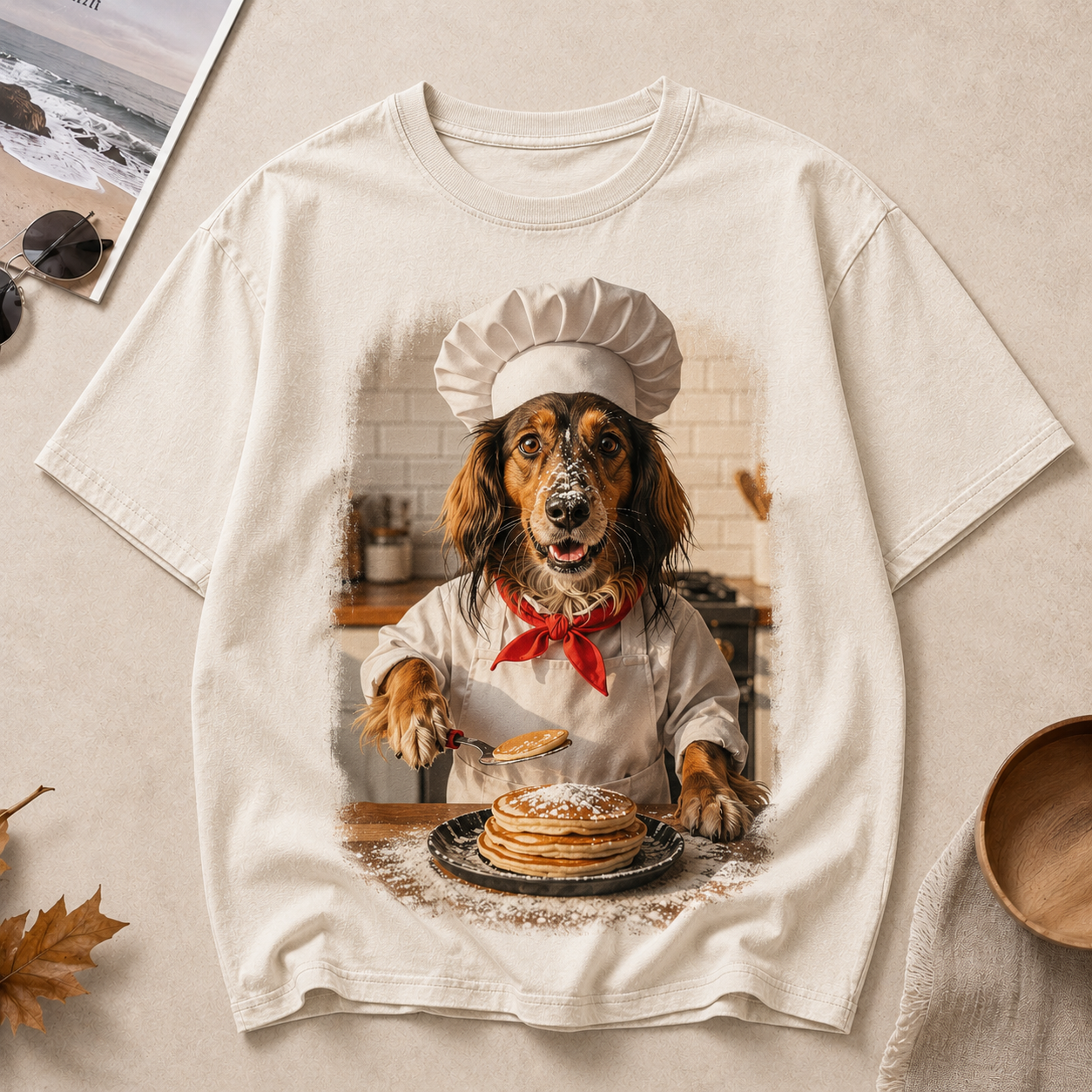 Pancake Chef Pup Tee
