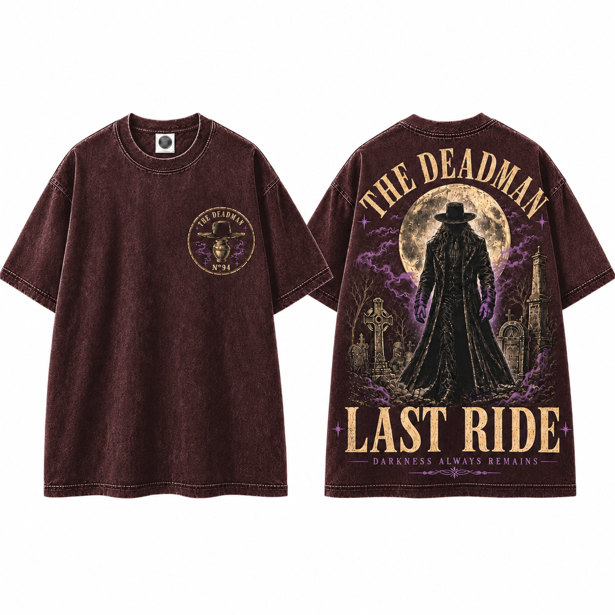 "The Deadman Last Ride" Vintage Wrestling Graphic Tee