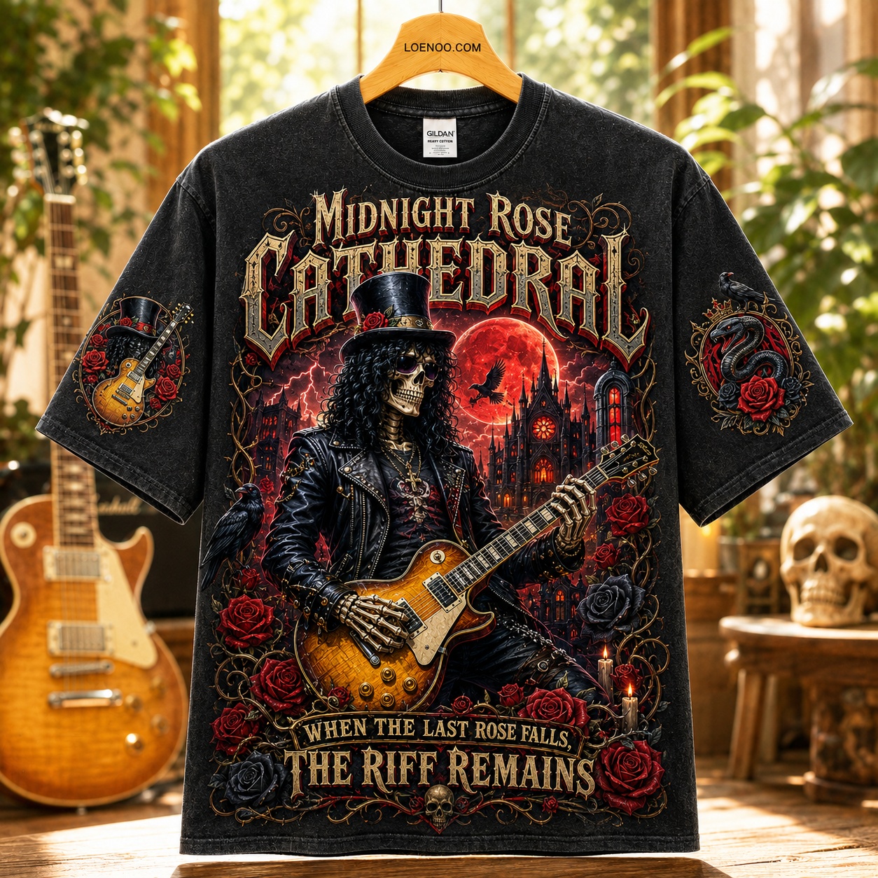 🎸 Vintage Gothic Rock Artwork