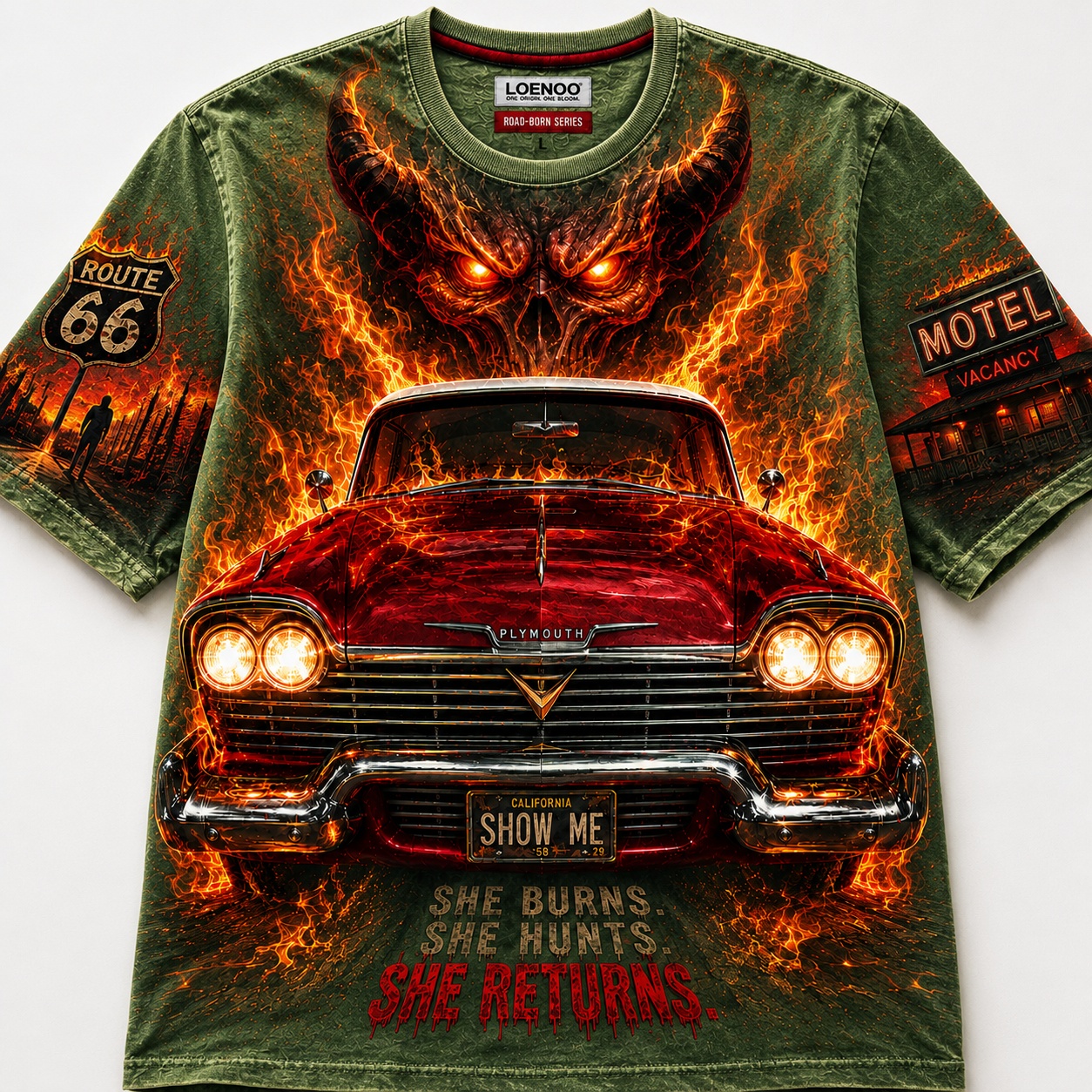 The Demon Car Vintage Tee 🔥🚗