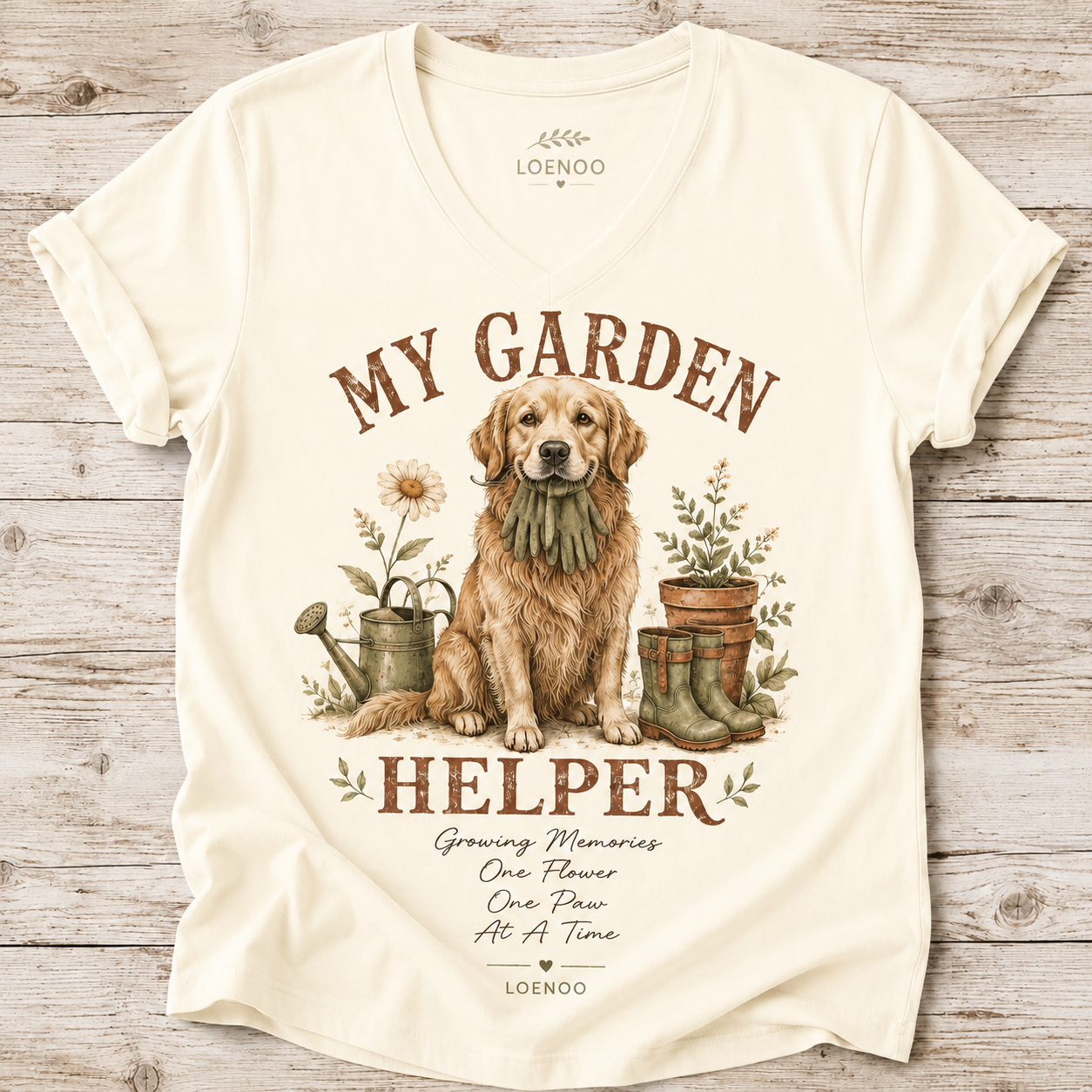 Growing Memories – Garden Helper Dog Tee 🌿🐾
