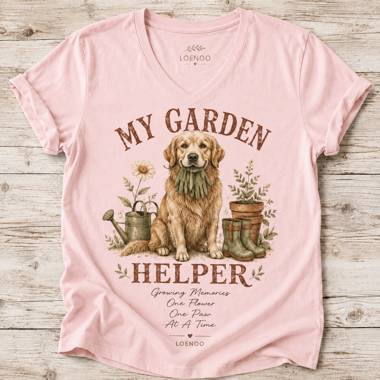 Growing Memories – Garden Helper Dog Tee 🌿🐾