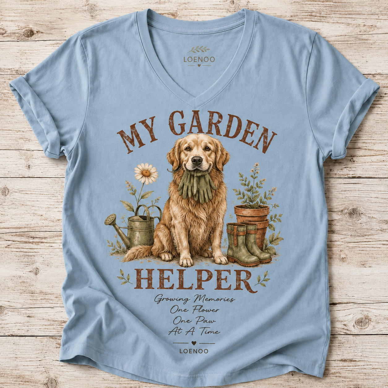 Growing Memories – Garden Helper Dog Tee 🌿🐾
