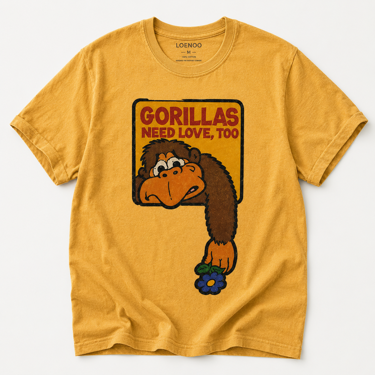 🦍 Gorillas Need Love Too Vintage Tee