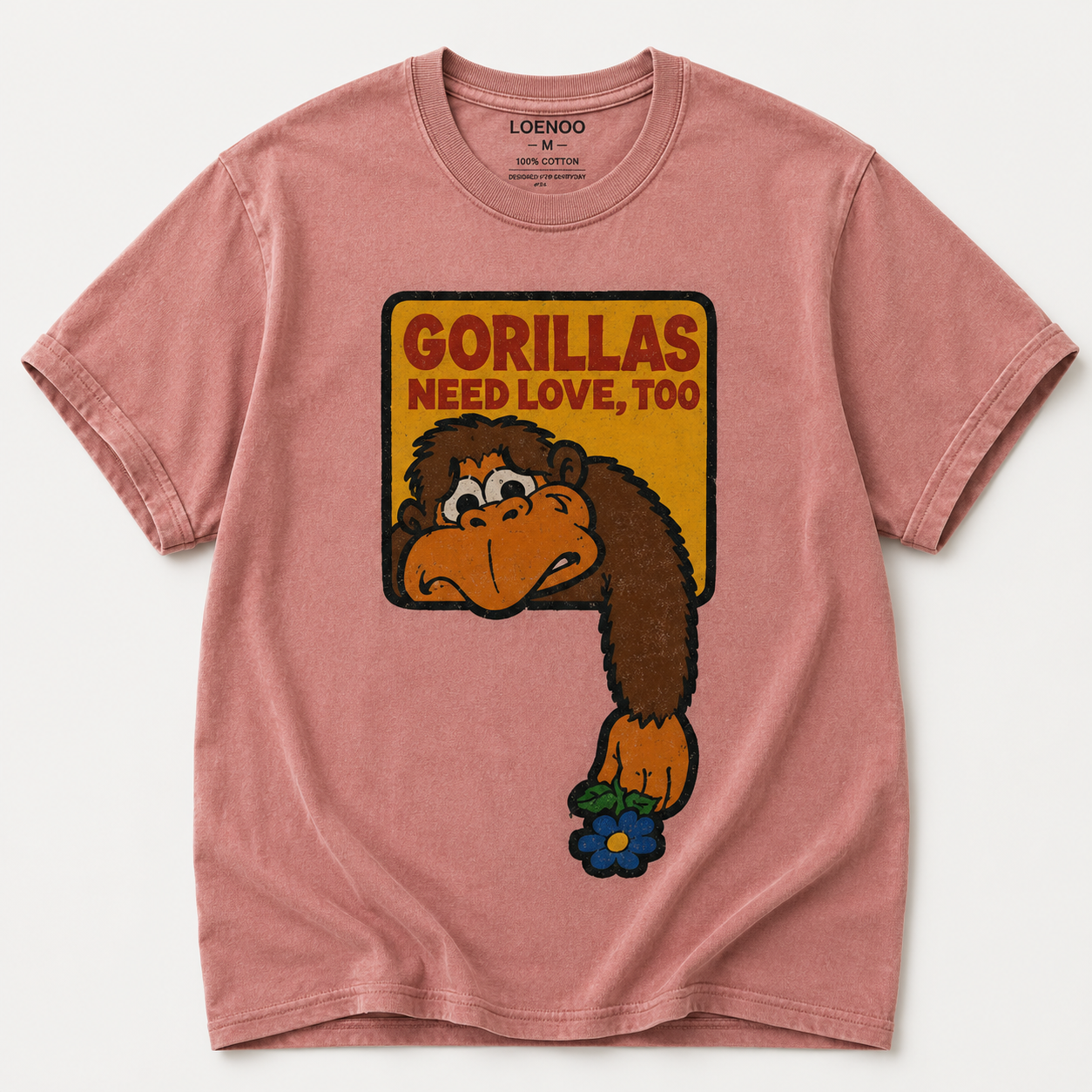 🦍 Gorillas Need Love Too Vintage Tee