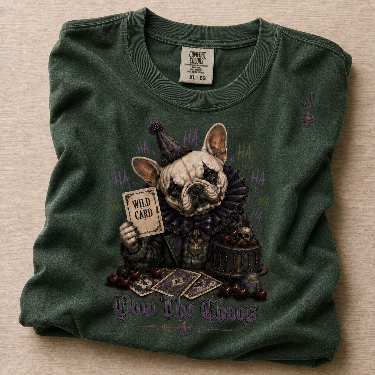 Rebel Clown Frenchie T-Shirt