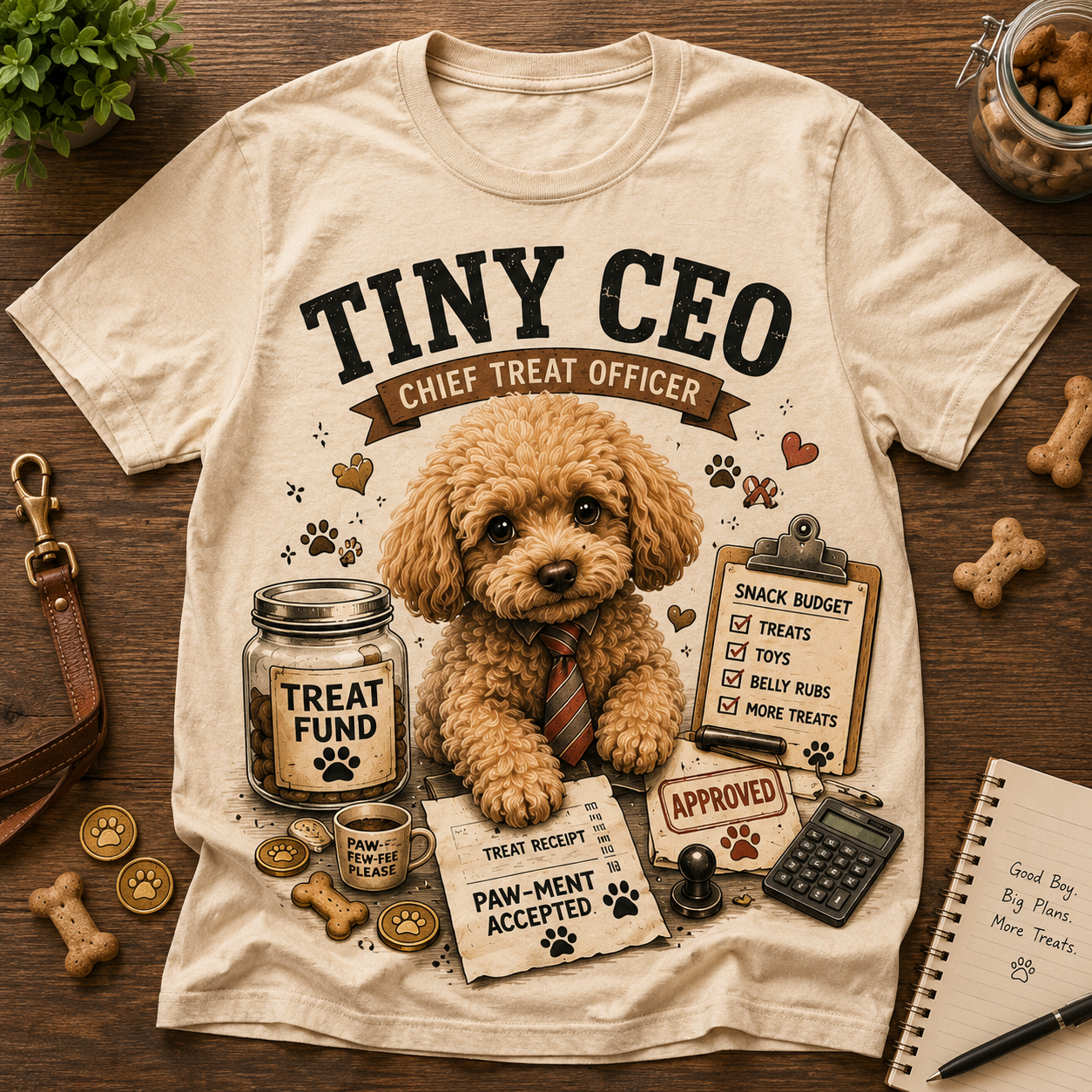 🐶💰 Tiny CEO Treat Fund Tee