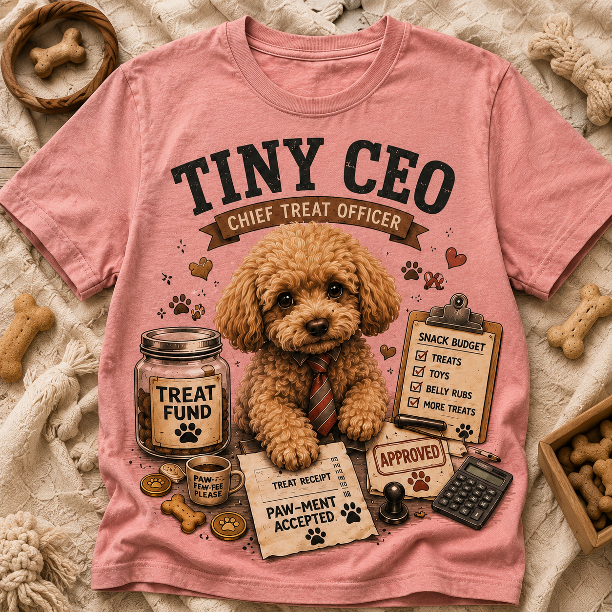 🐶💰 Tiny CEO Treat Fund Tee