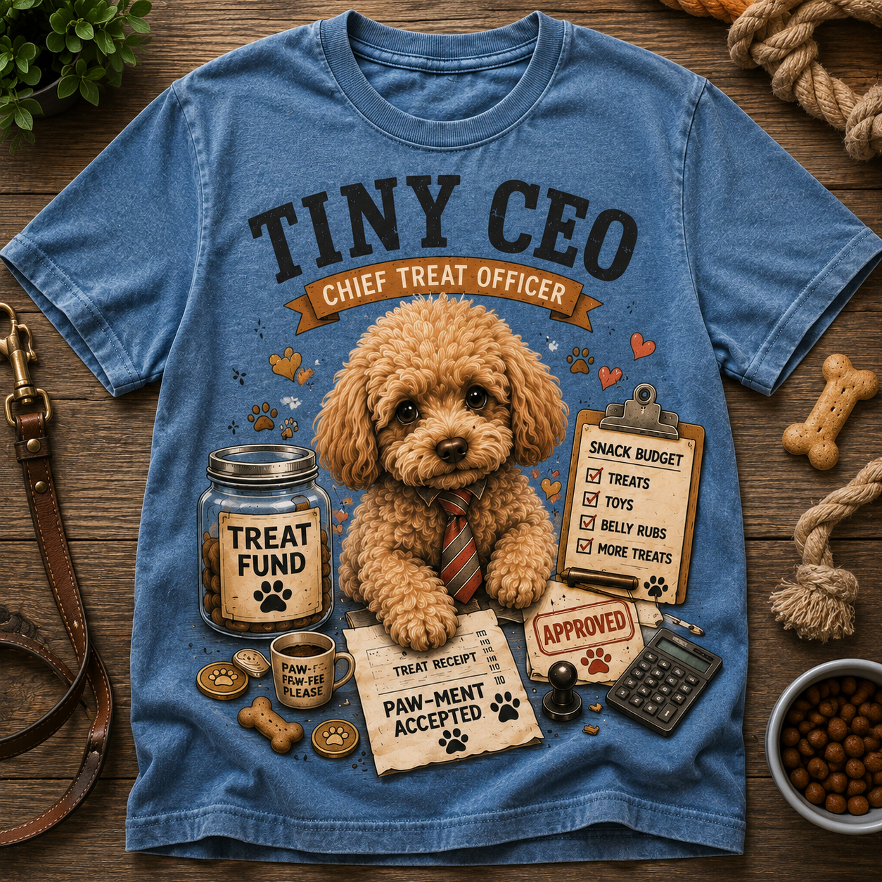 🐶💰 Tiny CEO Treat Fund Tee