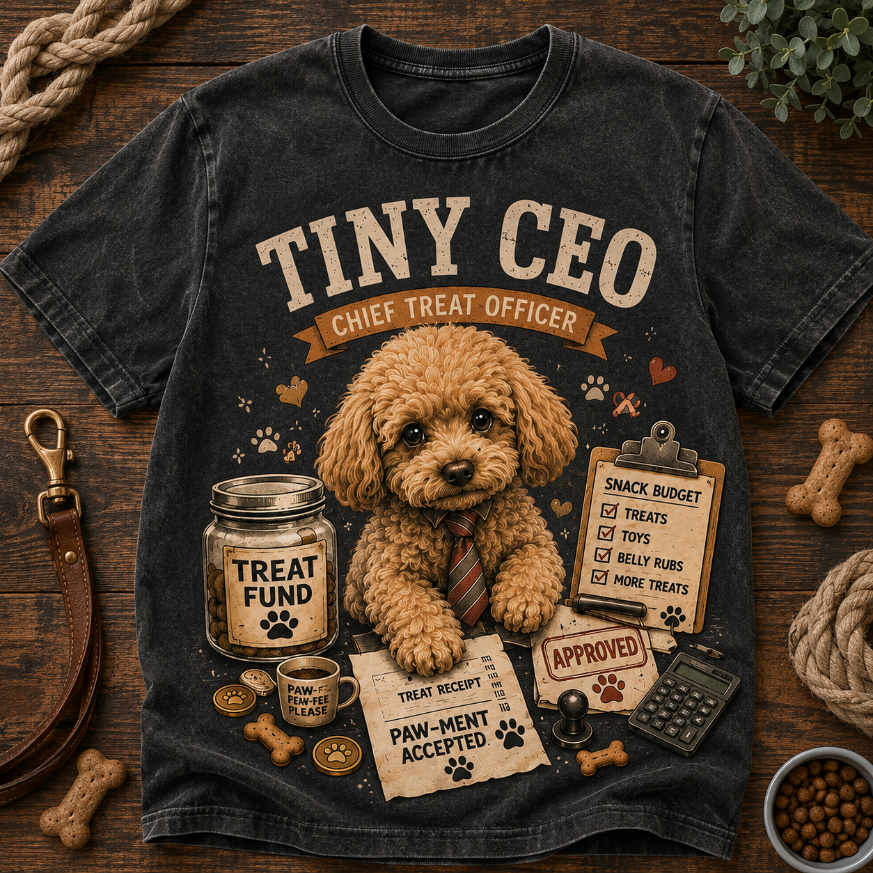 🐶💰 Tiny CEO Treat Fund Tee