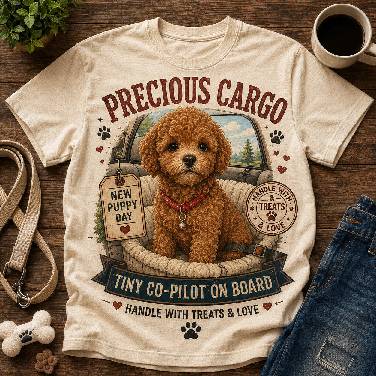 Precious Cargo Puppy Tee